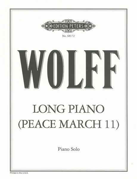 Long Piano (Peace March 11) : For Piano Solo.