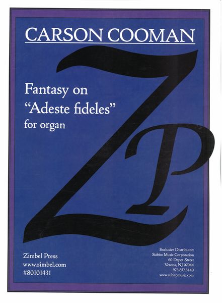 Fantasy On Adeste Fideles, Op. 1322 : For Organ (2018).