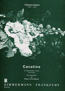Cavatine : Für Horn (Flöte, Violine) und Klavier / edited by Peter Schmalfuss.