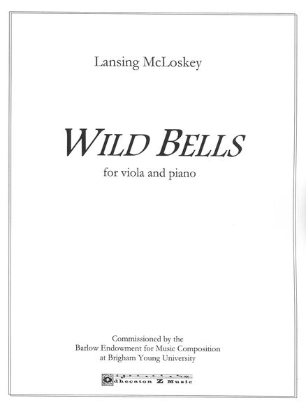 Wild Bells : For Viola and Piano.