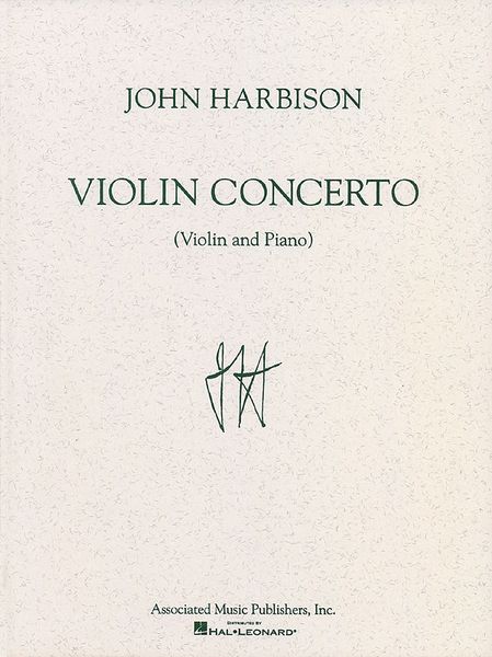 Violin Concerto : For Violin & Orchestra - Piano reduction.