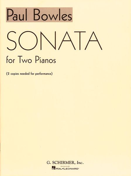 Sonata : For Two Pianos (2 Copies Needed For Performance).