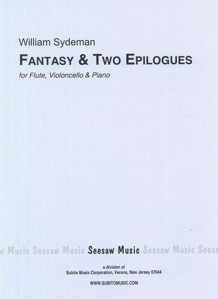 Fantasy and Two Epilogues : For Flute, Violoncello and Piano (1964).