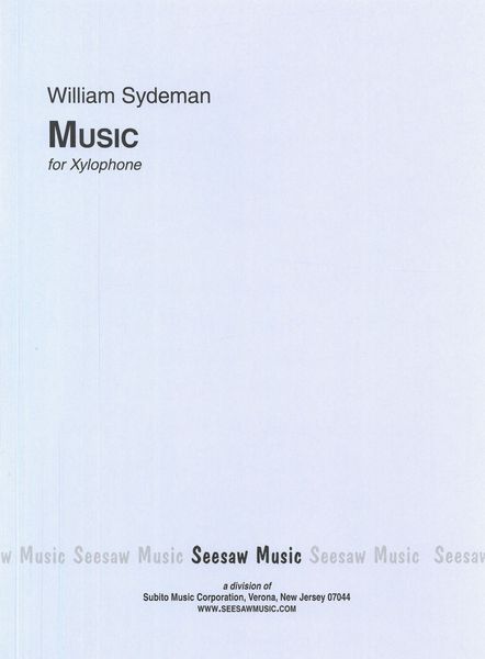 Music : For Xylophone (1975).