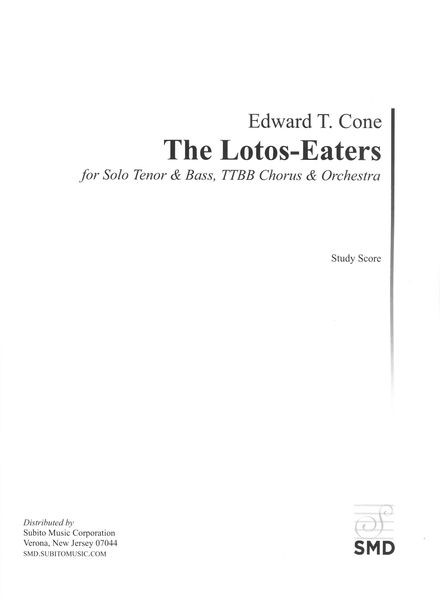 Lotos-Eaters : For Solo Tenor and Bass, TTBB Chorus and Orchestra (1940-46).