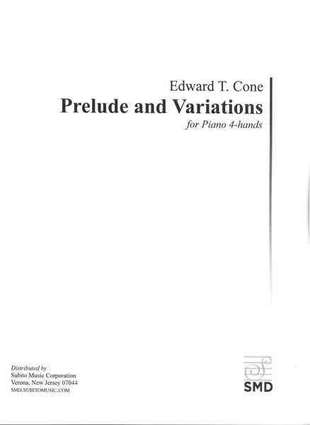 Prelude and Variations : For Piano Four-Hands (1946).