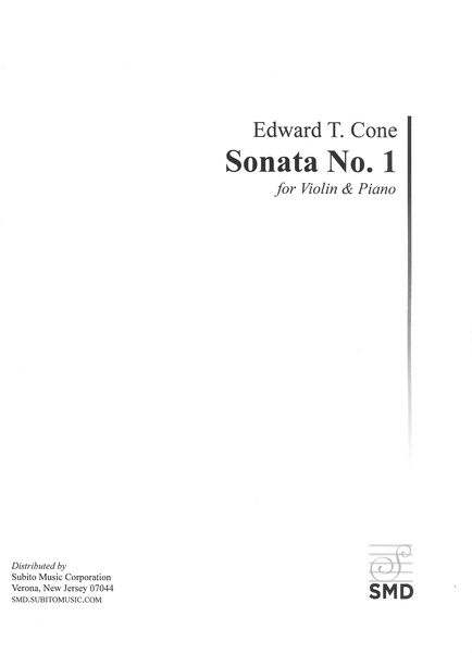 Sonata No. 1 : For Violin and Piano (1940).