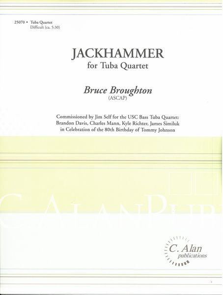 Jackhammer : For Tuba Quartet.