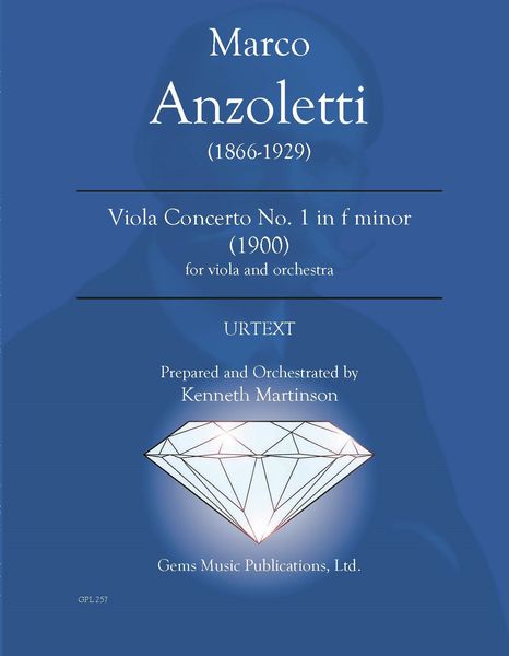 Viola Concerto No. 1 In F Minor : For Viola and Orchestra (1900) / Prepared by Kenneth Martinson.