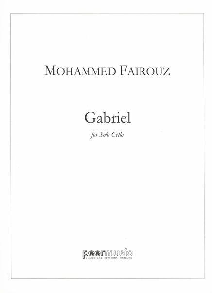 Gabriel : For Solo Cello (2015).