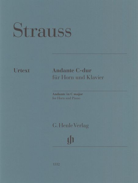 Andante C-Dur : Für Horn und Klavier / edited by Klaus Schilde.