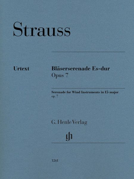 Bläserserenade Es-Dur, Op. 7 / edited by Norbert Gertsch.