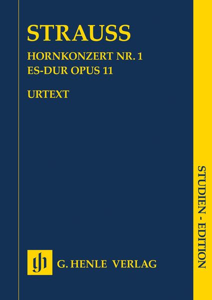 Hornkonzert Nr. 1 Es-Dur, Op. 11 / edited by Johannes Umbreit.