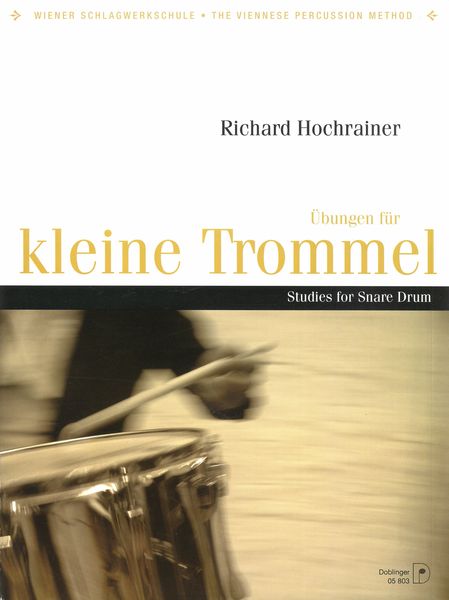 Übungen Für Kleine Tromme = Exercises For Snare Drums.