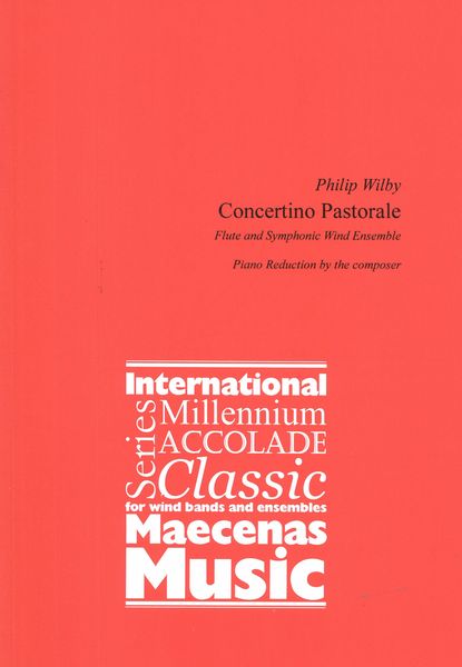 Concertino Pastorale : For Flute and Symphonic Wind Ensemble / Piano reduction by The Composer.