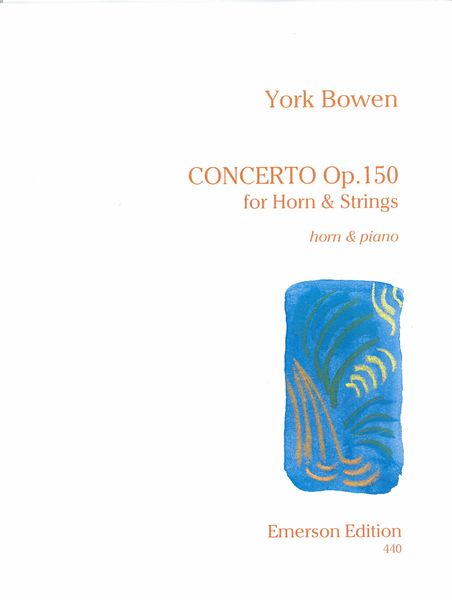 Concerto, Op. 150 : For Horn and Strings - reduction For Horn & Piano.