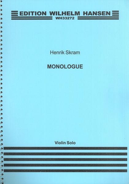 Monologue : For Violin Solo (1994).