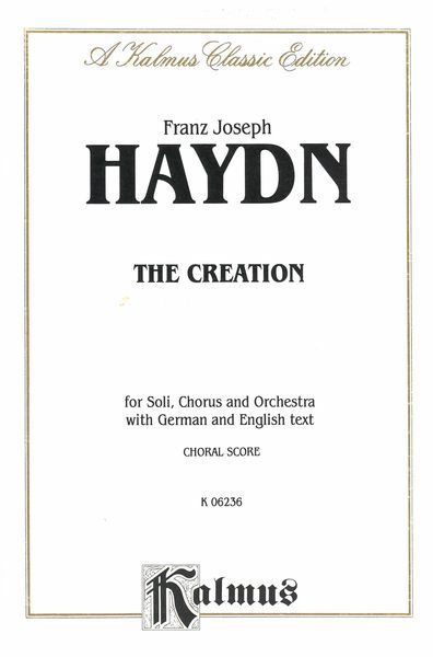 Creation [G/E] : For Soli, Chorus & Orchestra - Piano reduction.