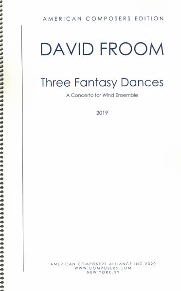 Three Fantasy Dances : A Concerto For Wind Ensemble (2019).