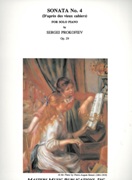 Sonata No. 4 In C Minor, Op. 29 : For Piano (D'Apres Des Vieux Cahiers 1908/1917).