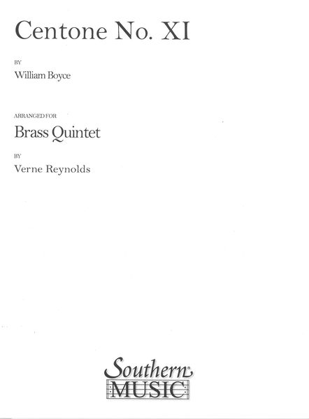 Centone No. 11 : For Brass Quintet.