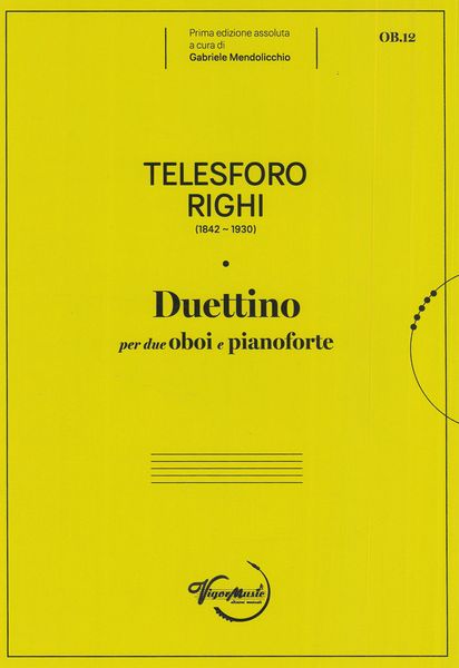 Duettino : Per 2 Oboi E Pianoforte / edited by Gabriele Mendolicchio.