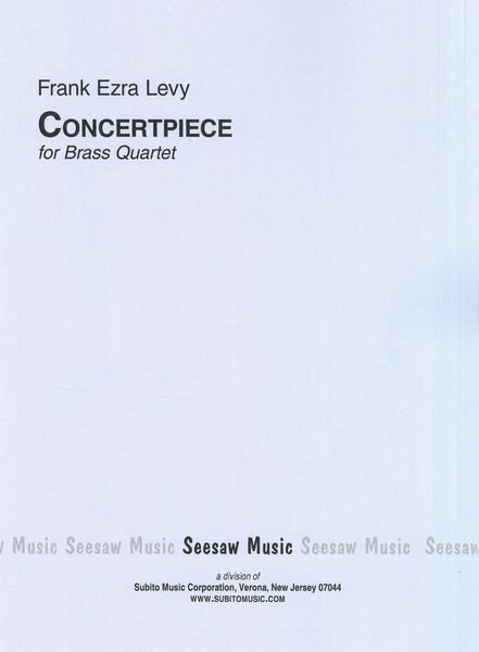 Concertpiece : For Brass Quartet (1964).