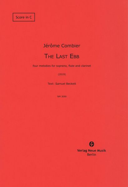 Last Ebb : Four Melodies For Soprano, Flute and Clarinet (2019).