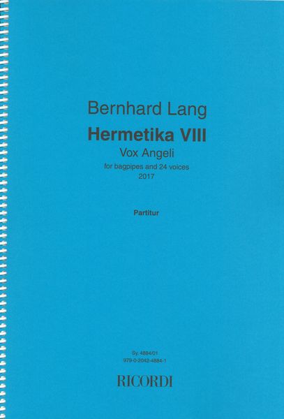 Hermetika VIII - Vox Angeli : For Bagpipes and 24 Voices (2017).