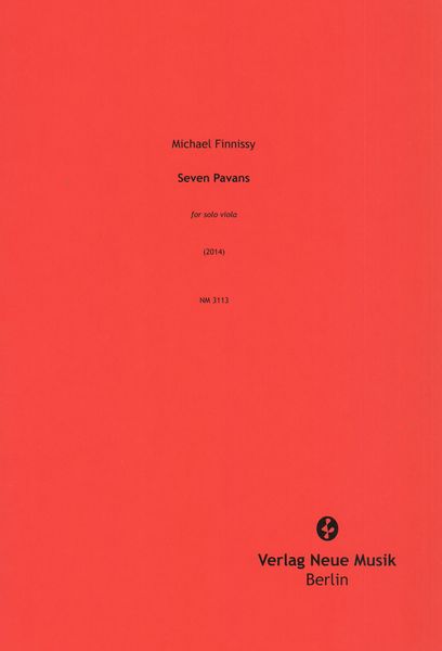 Seven Pavans : For Solo Viola (2014).