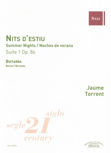 Nits d'Estiu - Suite 1, Op. 86 : Para Guitarra.