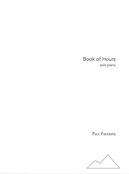 Book of Hours : For Solo Piano (2019).