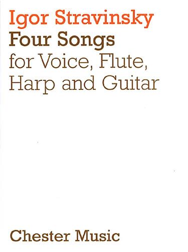 Four Songs : For Voice, Flute, Harp and Guitar.