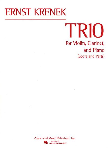 Trio : For Violin, Clarinet and Piano (1946).