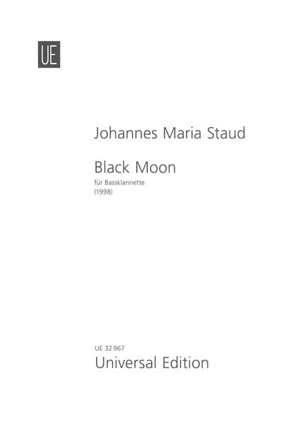 Black Moon : For Bass Clarinet Solo (1998).