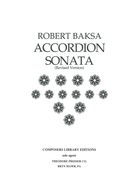 Accordion Sonata (1997) / edited by Eero Richmond.