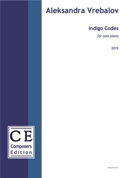 Indigo Codes : For Solo Piano (2019) [Download].