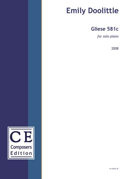 Gliese 581c : For Solo Piano [Download].