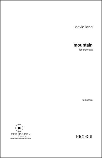 Mountain : For Orchestra (2014).