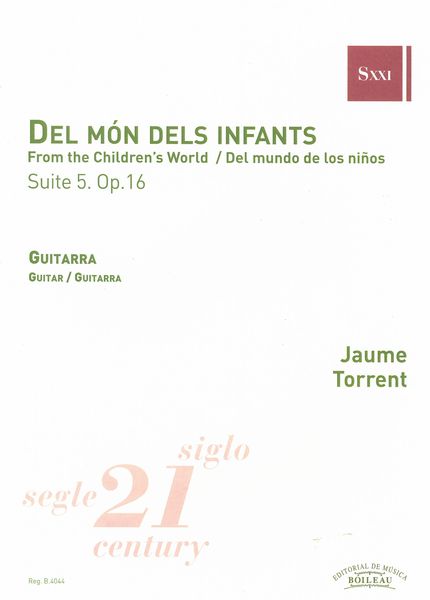 Del Món Dels Infants = From The Children's World, Op. 16 : Suite No. 5 For Guitar (2019).