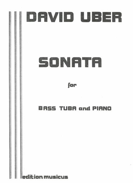 Sonata : For Bass Tuba and Piano.