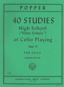 High School Of Cello Playing, Op. 73 / Forty Studies, Complete.