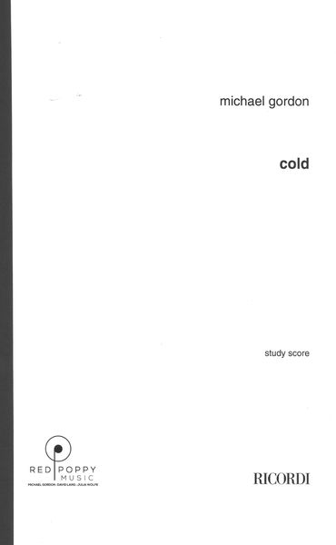 Cold : For Ensemble (2011).