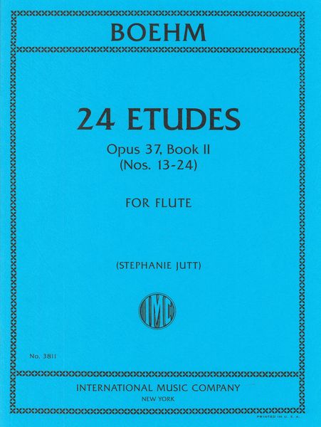 24 Etudes, Op. 37, Book II (Nos. 13-24) : For Flute / edited by Stephanie Jutt.