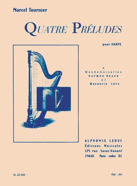 Quatre Préludes : Pour Harpe.