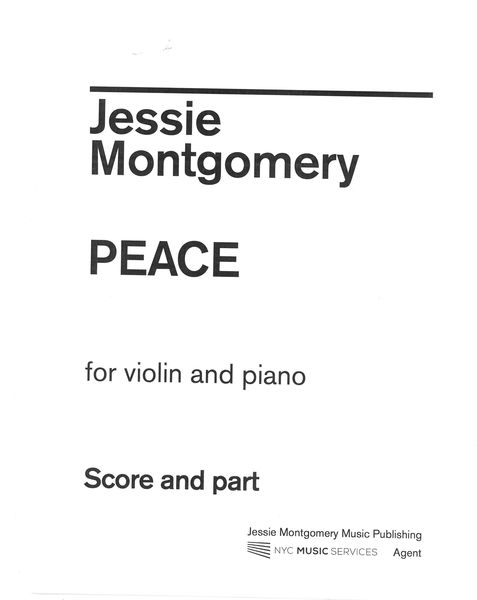 Peace : For Violin and Piano.