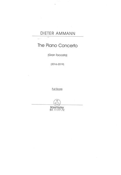 Piano Concerto (Gran Toccata) (2016-2019).