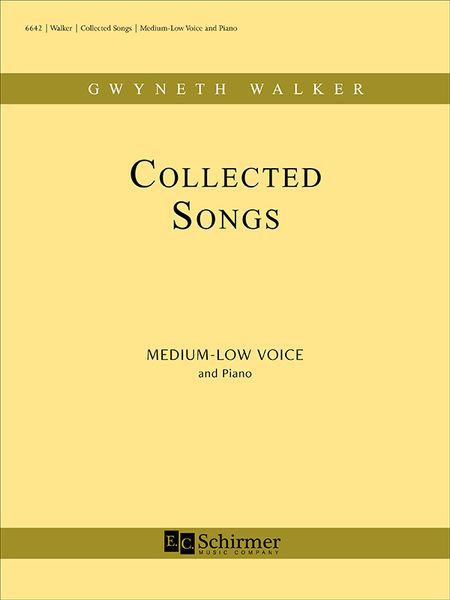 Collected Songs : For Medium-Low Voice and Piano [Download].