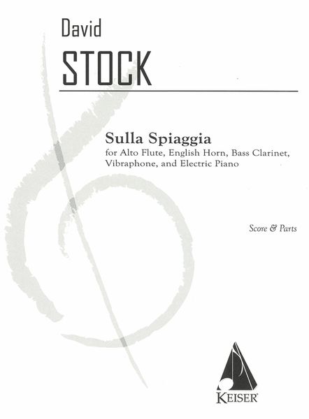 Sulla Spiaggia : For Alto Flute, English Horn, Bass Clarinet, Vibraphone and Electric Piano.