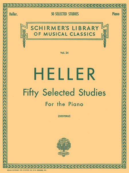 Fifty Selected Studies From Op. 45, 46, 47 : For Piano.